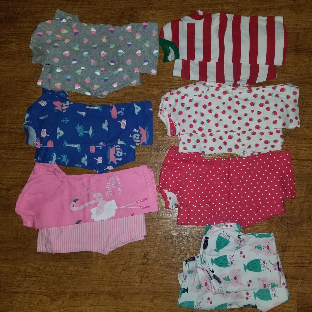 Girl's Toddler Carter's Pajamas sz 3T